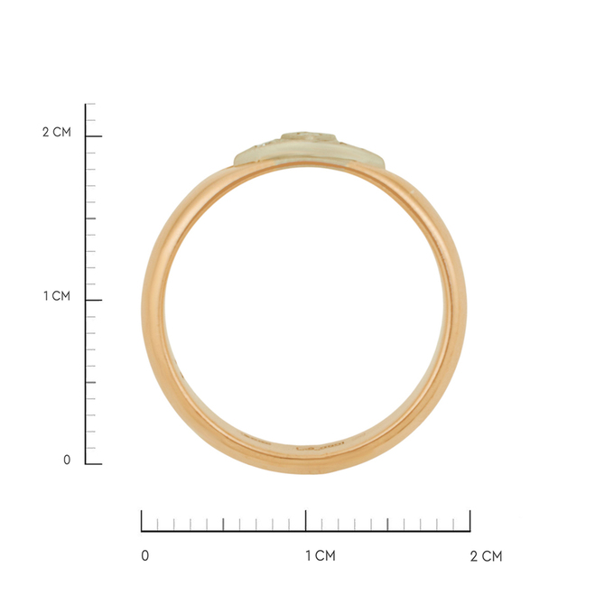 Кольцо из золота 585 пробы c бриллиантами, Л 5703 8876 за 58320