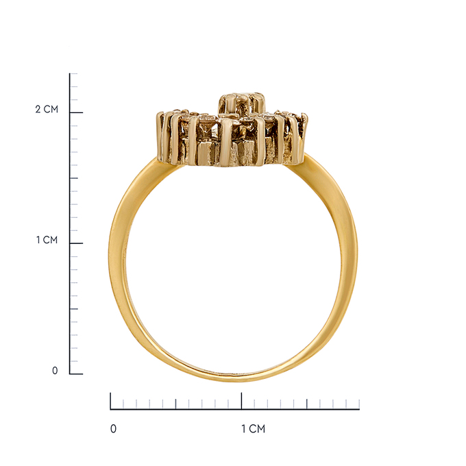 Кольцо из золота 585 пробы c бриллиантами, Л 3009 5153 за 76400