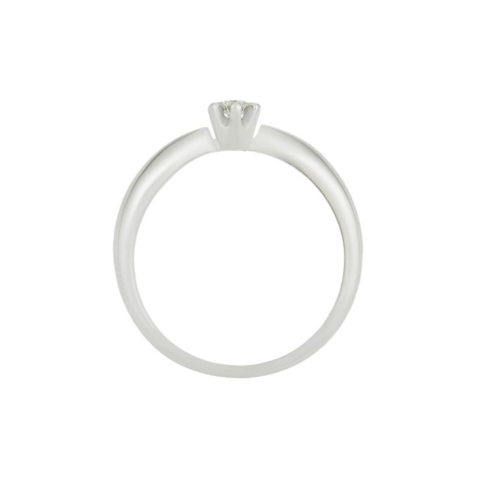 Кольцо из золота 585 пробы c бриллиантом, Л 3209 1123 за 16720