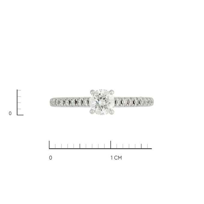 Кольцо из золота 585 пробы с бриллиантами, Л 2806 3746 за 73700
