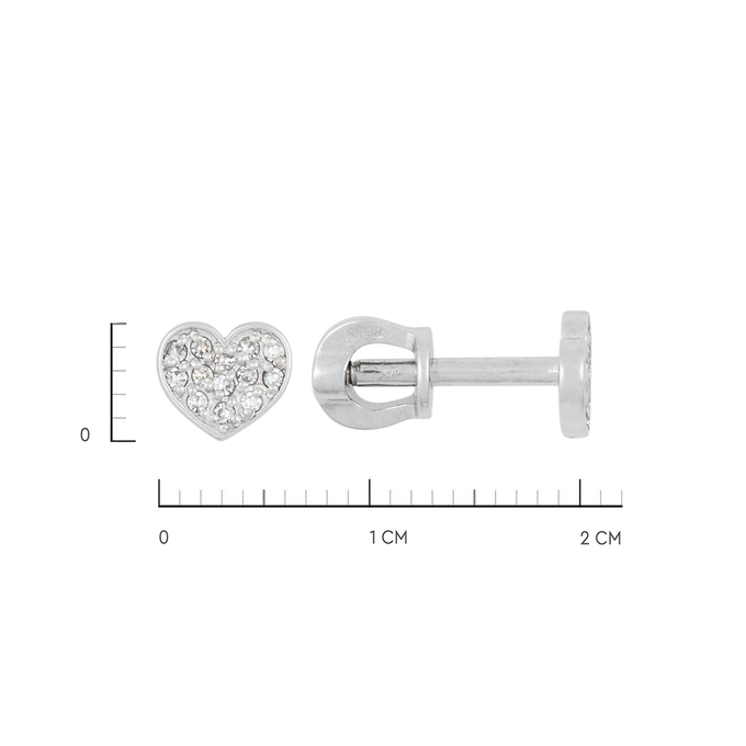 Серьги из золота 585 пробы c бриллиантами, К 0000 2869 за 17000