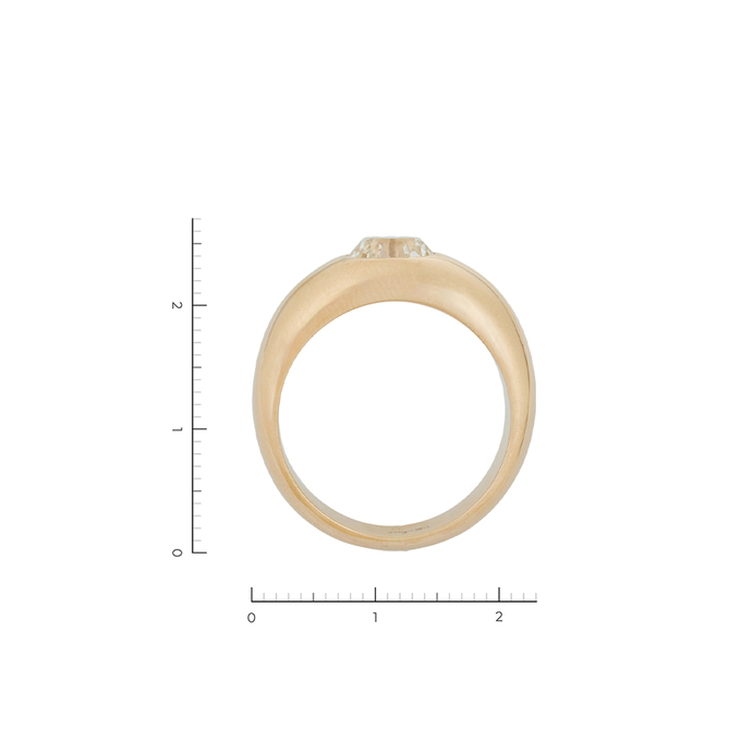 Кольцо из золота 56 пробы c 1 бриллиантом, Л 2809 7666 за 690000