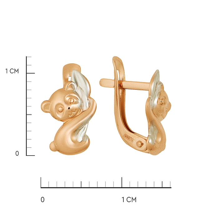 Серьги из золота 585 пробы