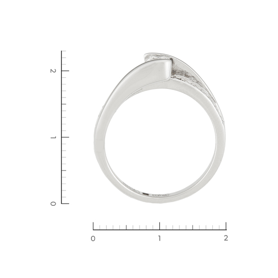 Кольцо из белого золота 585 пробы c 16 бриллиантами, Л28096748 за 82000