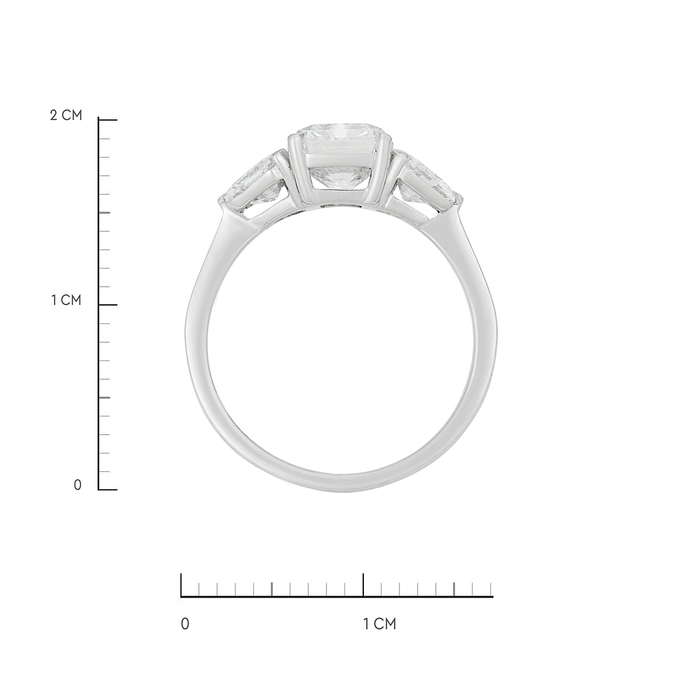 Кольцо из золота 750 пробы c бриллиантами, Л 2811 7807 за 2600000