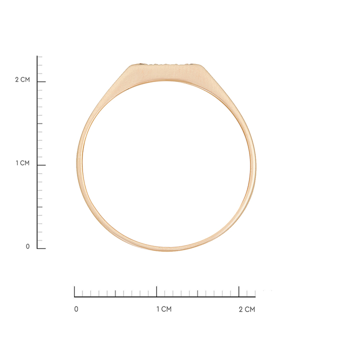 Кольцо из золота 585 пробы c бриллиантами, Л 3706 5757 за 34250