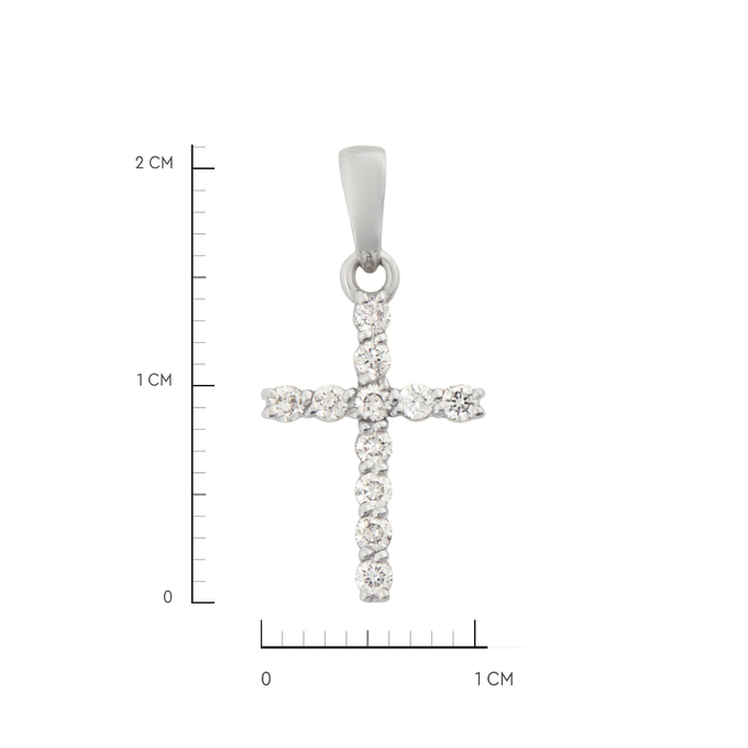 Подвеска из золота 585 пробы c бриллиантами, Л 6202 1566 за 19600