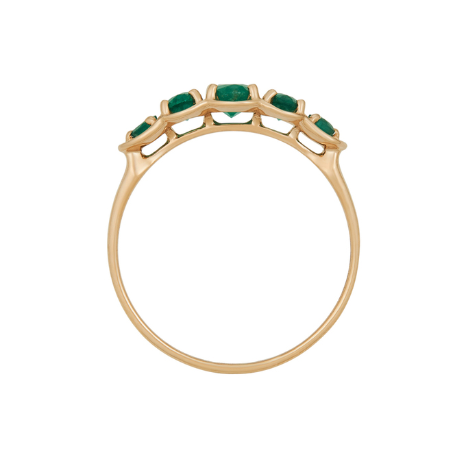 Кольцо из золота 585 пробы c изумрудами, Л 2812 0790 за 42320