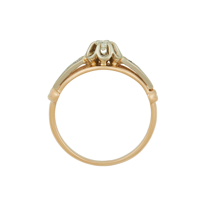 Кольцо из золота 585 пробы c бриллиантами, Л 3209 0734 за 47600