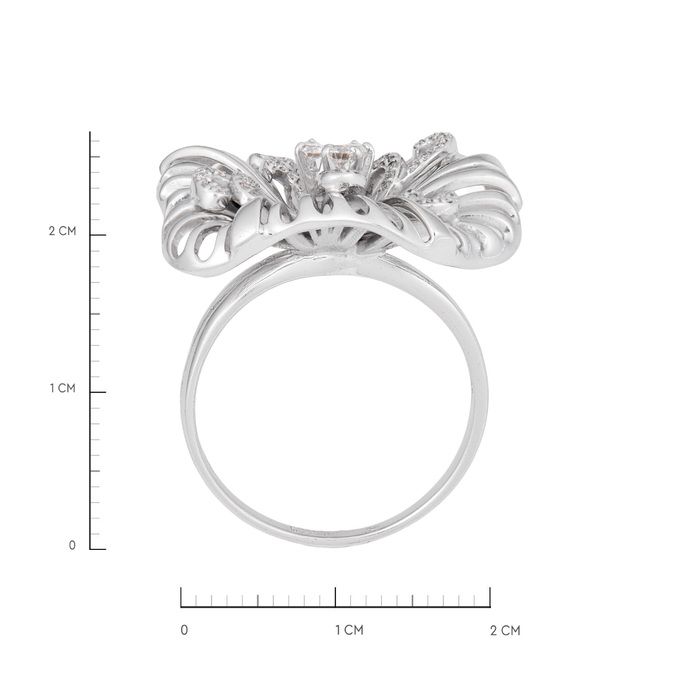 Кольцо из золота 585 пробы c бриллиантами, Л 6302 5838 за 96000