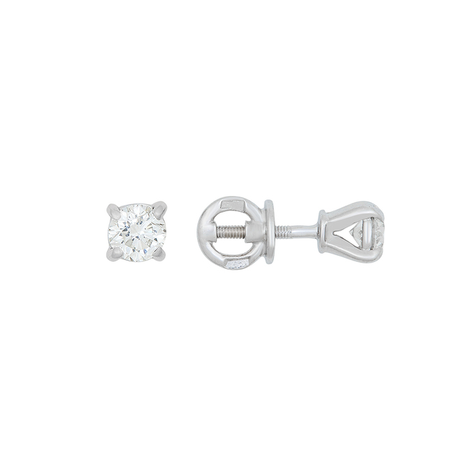 Серьги из золота 750 пробы c бриллиантами, К 0000 3199 за 175000