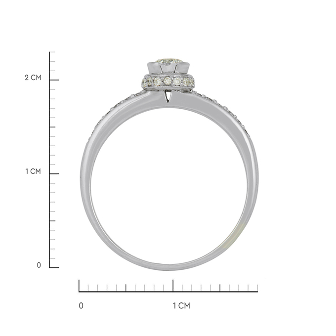 Кольцо из золота 585 пробы c бриллиантами, Л 3505 1255 за 59920