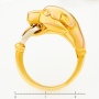 Кольцо из комбинированного золота 585 пробы Л11137041 фото 4