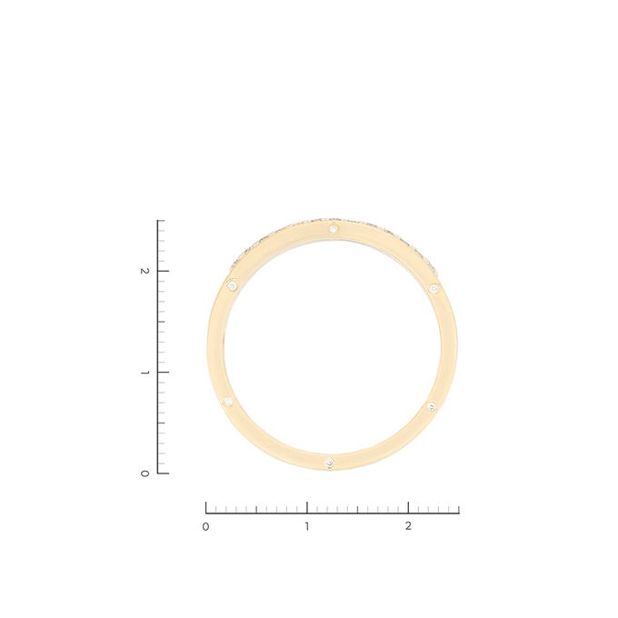 Кольцо из золота 585 пробы c 25 бриллиантами, Л 7601 2093 за 56940