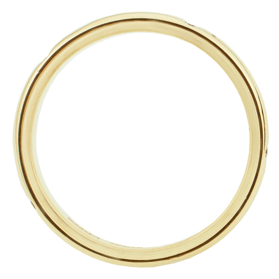 Кольцо из желтого золота 585 пробы c 5 бриллиантами, Л28087463 за 13000