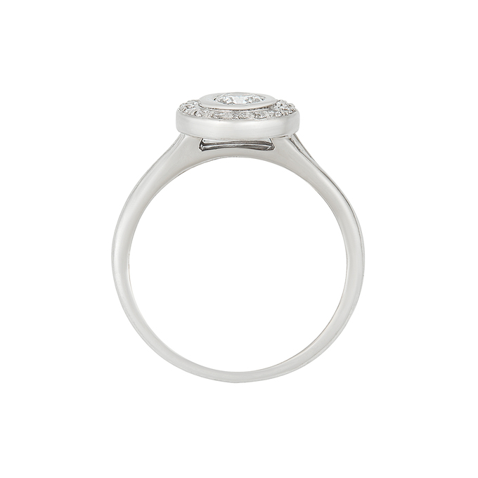 Кольцо из золота 585 пробы c бриллиантами, Л 4807 5959 за 89600