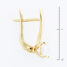 Серьги из золота 585 пробы c фианитами