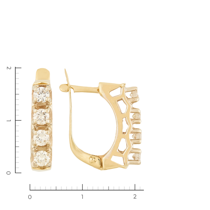 Серьги с бриллиантами, К 0000 0366 за 129000