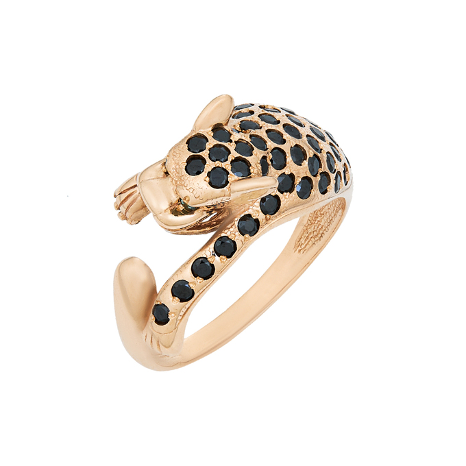 Кольцо из золота 585 пробы c корундом и синтетическими камнями, Л 2913 0887 за 39920