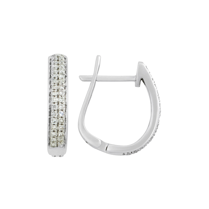 Серьги из золота 585 пробы c бриллиантами, К 0000 3820 за 31800