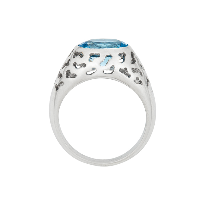 Кольцо из золота 585 пробы c топазом, Л 4607 0947 за 69500