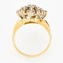 Кольцо из комбинированного золота 585 пробы c 23 бриллиантами Л29101960 фото 3