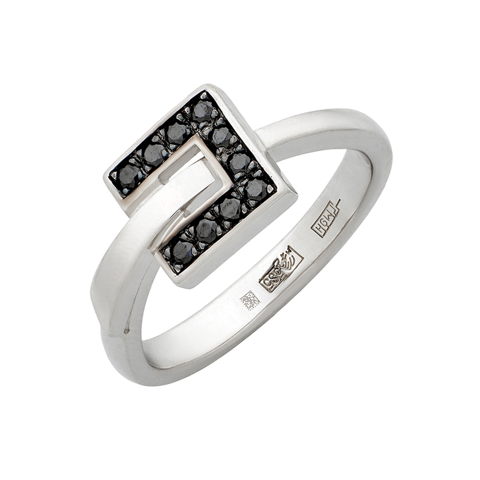 Кольцо из золота 585 пробы c бриллиантами, Л 3704 9633 за 84350