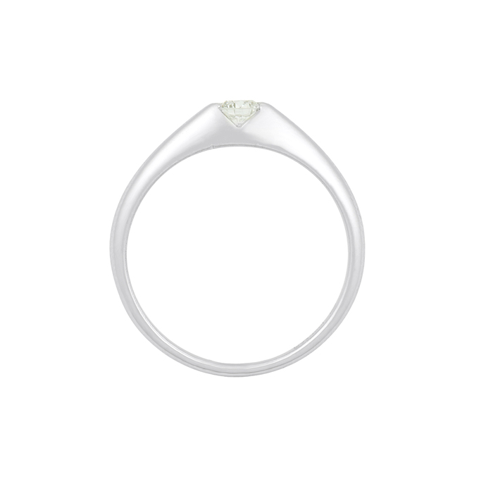 Кольцо из золота 585 пробы c бриллиантом, Л 3507 0428 за 31850