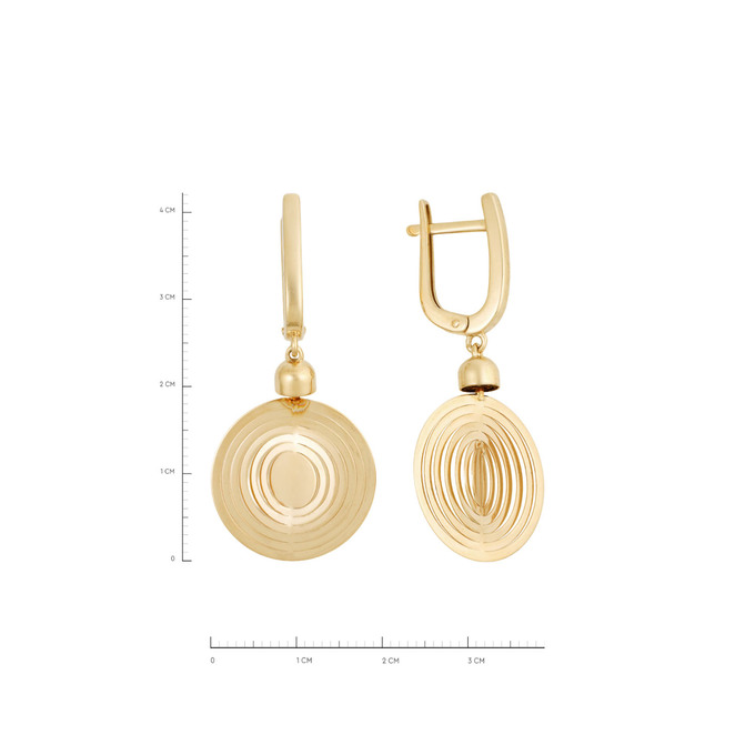 Серьги из золота 585 пробы, Ц О007 5549 за 44000