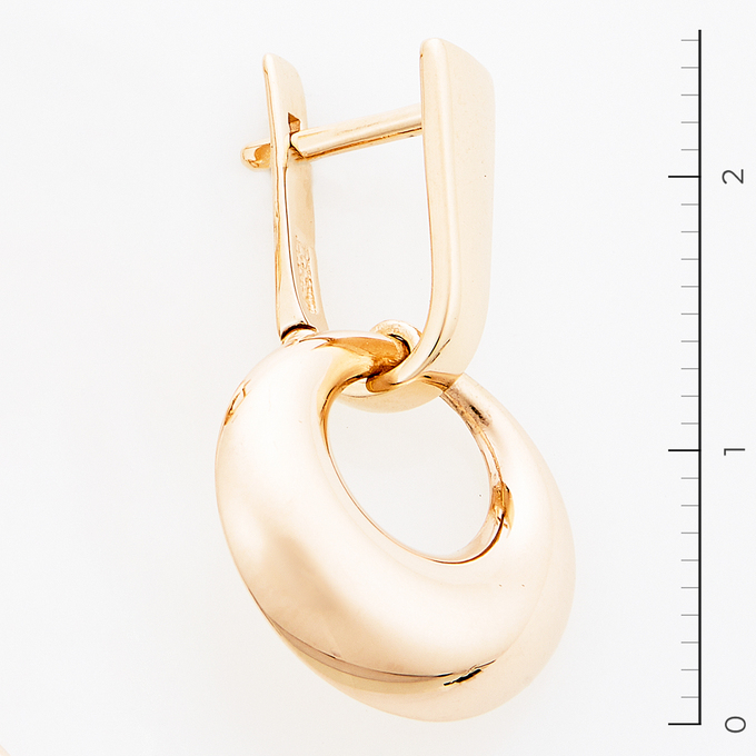 Серьги золото, 585, 2 к.,3,22 гр. (чистый вес 3,22 гр.)
