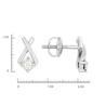 Серьги из золота 585 пробы с бриллиантами