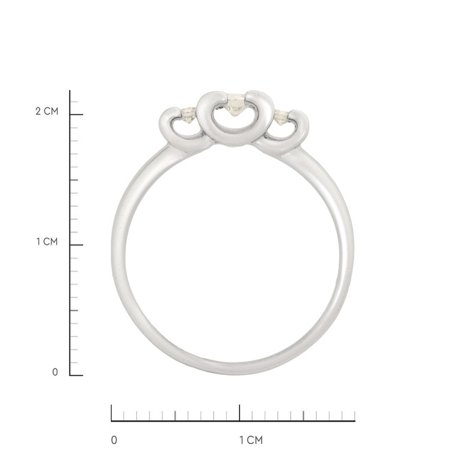 Кольцо из золота 585 пробы c бриллиантами, Л 2509 1636 за 51600