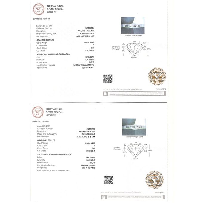 Серьги из золота 585 пробы c бриллиантами, Ц О007 1499 за 304000