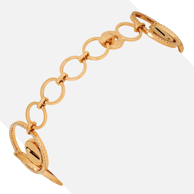 Браслет из золота 750 пробы c бриллиантами, Л 2812 2042 за 370000