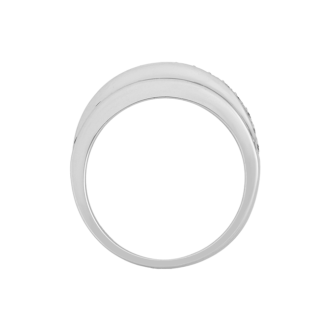 Кольцо из золота 750 пробы c диффузионными сапфирами и бриллиантами, Л 2811 7829 за 87000