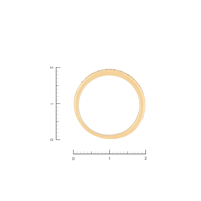 Кольцо из золота 585 пробы c 14 бриллиантами, Л 6602 3189 за 28800