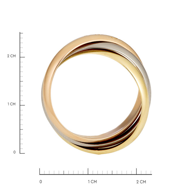 Кольцо Cartier Trinity, Л 7501 8202 за 170000