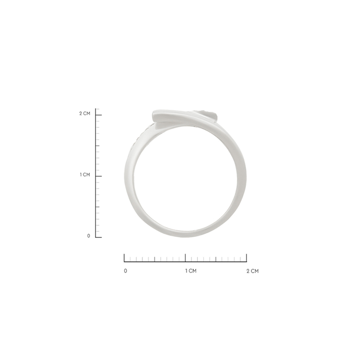 Кольцо из золота 750 пробы c бриллиантами