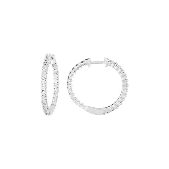 Серьги из золота 585 пробы c бриллиантами, К 0000 3512 за 52400