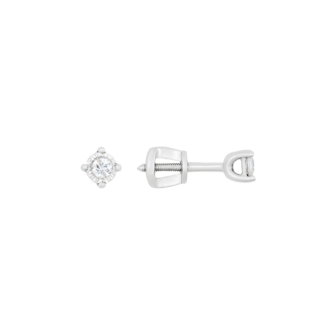 Серьги из золота 585 пробы c бриллиантами, К 0000 4189 за 23900