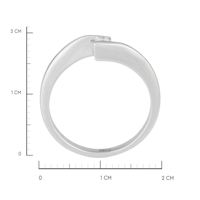 Кольцо из золота 585 пробы c бриллиантом