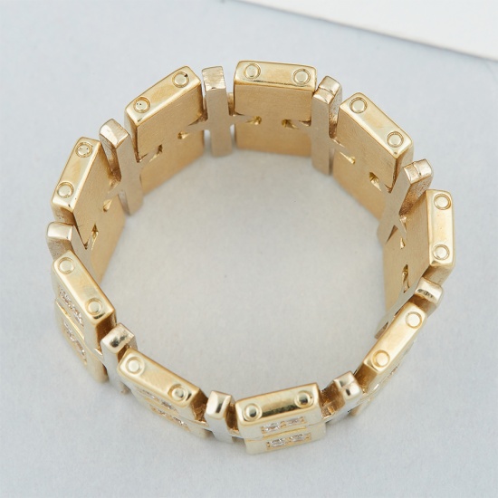 Кольцо из комбинированного золота 750 пробы c 72 бриллиантами
