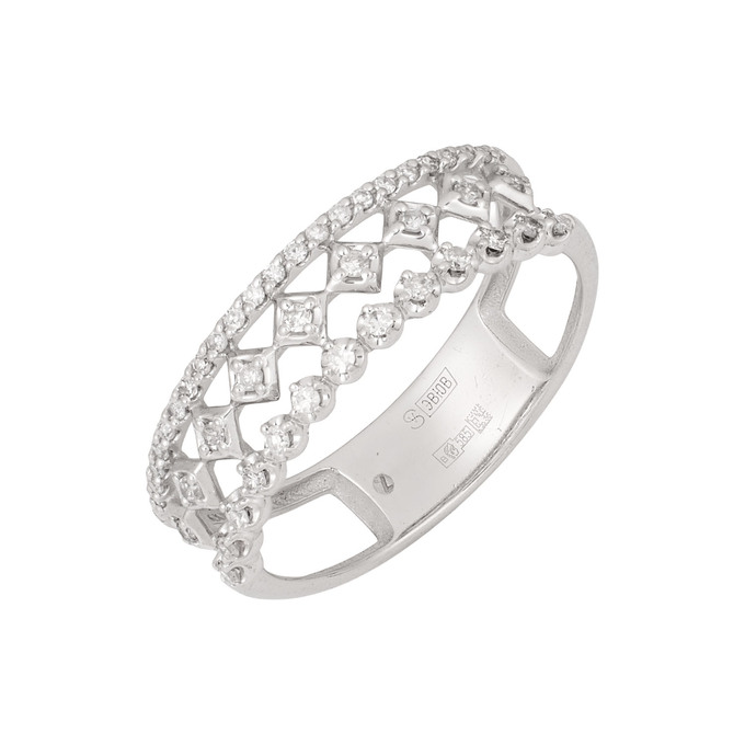 Кольцо из золота 585 пробы c бриллиантами, Л 2812 4287 за 35000