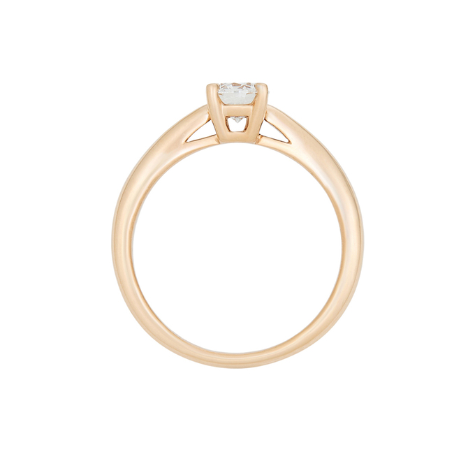 Кольцо из золота 585 пробы c бриллиантом, Л 5804 4233 за 89200