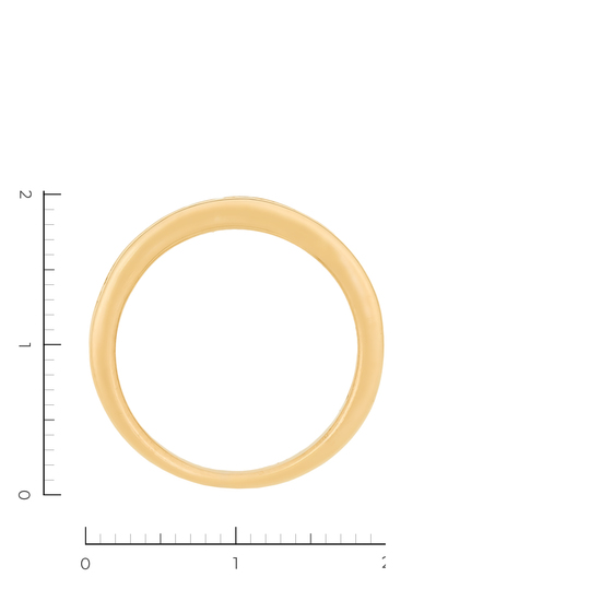Кольцо из желтого золота 585 пробы c 16 бриллиантами, Л24142571 за 37000