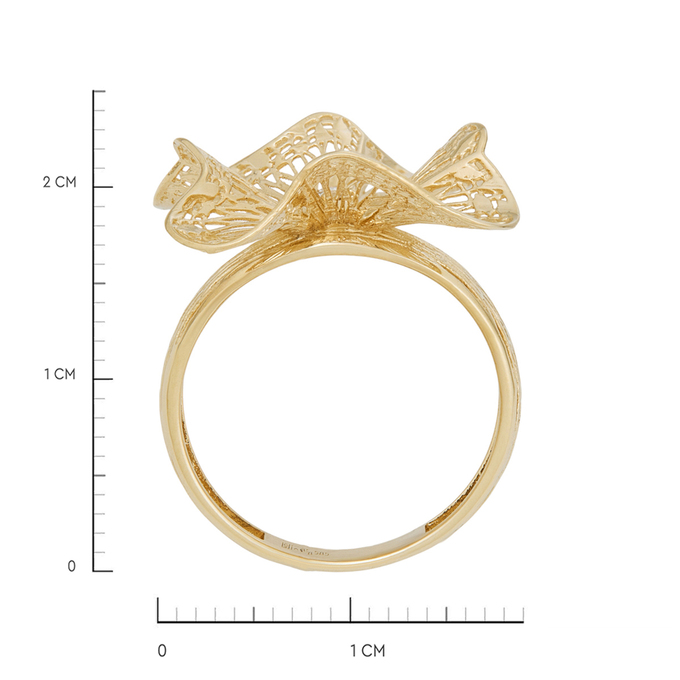 Кольцо из золота 585 пробы c бриллиантом, Л 0808 5924 за 50800