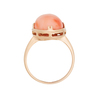Кольцо из золота 585 пробы c кораллом