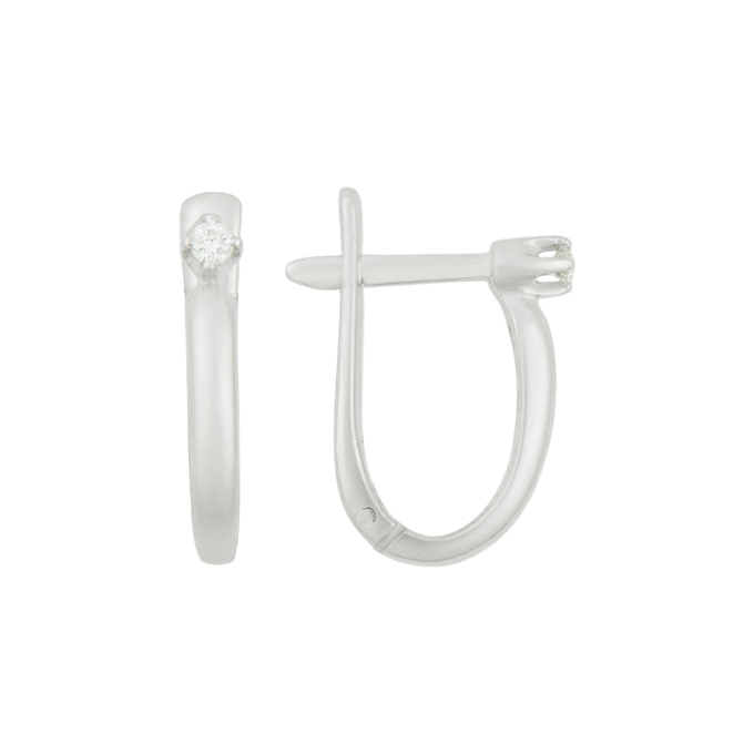 Серьги из золота 585 пробы c бриллиантами, Ц О007 0955 за 26720