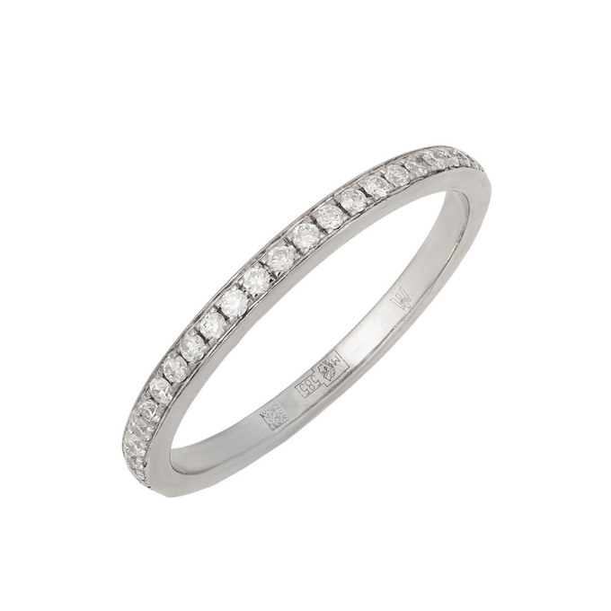 Кольцо из золота 585 пробы c бриллиантами