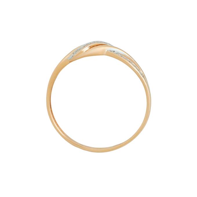 Кольцо из золота 585 пробы c бриллиантами, Л 4507 7249 за 15120